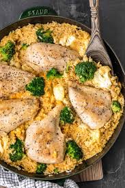 Cheese Chicken With Rice