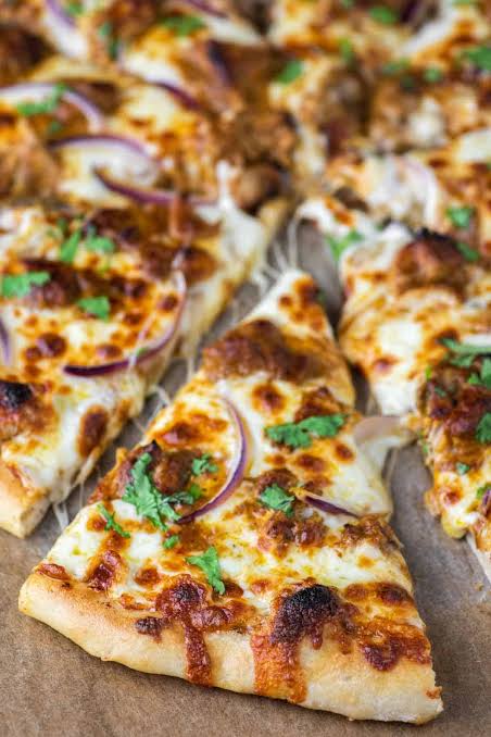 Butter Chicken Pizza