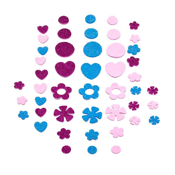 EVA SPONGE CRAFTS W/GLITTER