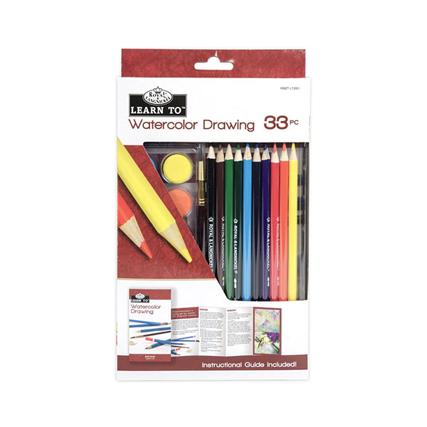 ROYAL LEARN TO WATERCOLOR DRAWING 33PCS/SET