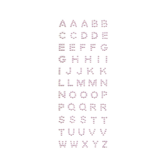 PEARL STICKER ALPHABET 2515-054