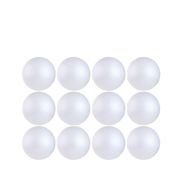 STYRO FOAM BALLS 2.5CM 12PC