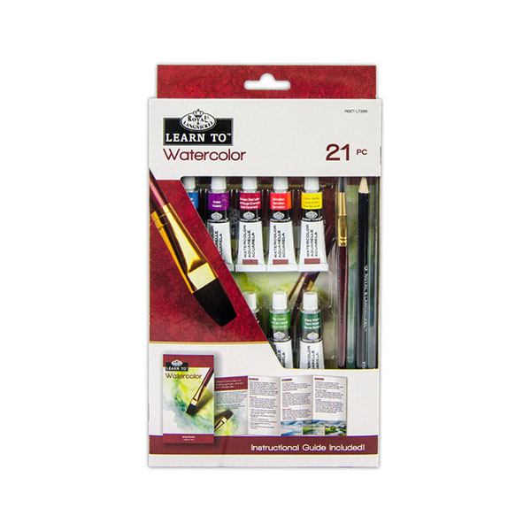 ROYAL LEARN TO WATER COLOR 21PCS/SET
