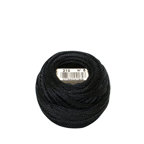 COTTON PEARL BLACK 5GM 16PC