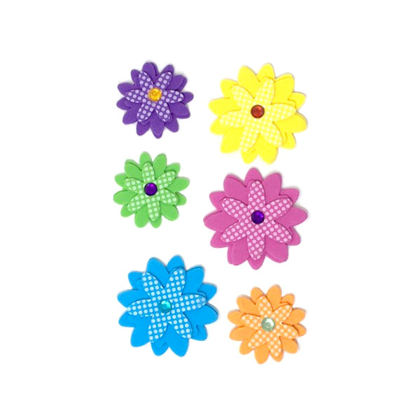 EVA SPONGE SHAPES-FLOWERS