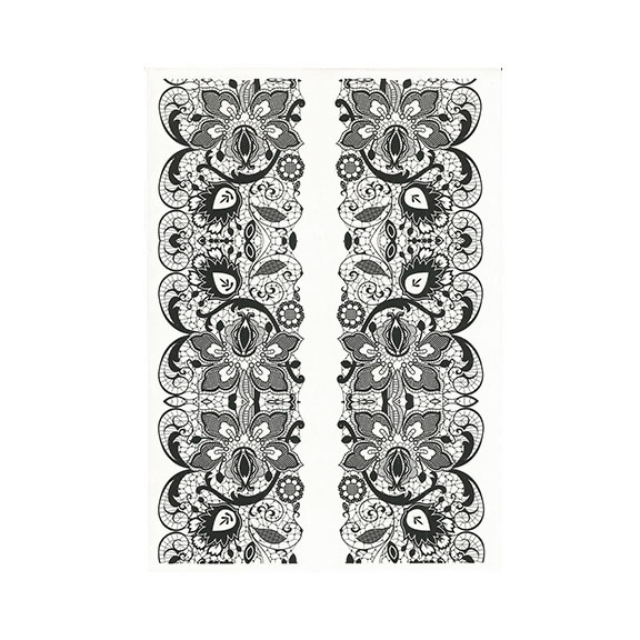 TATTOO HENNA AND LACE STICKER 2497-075