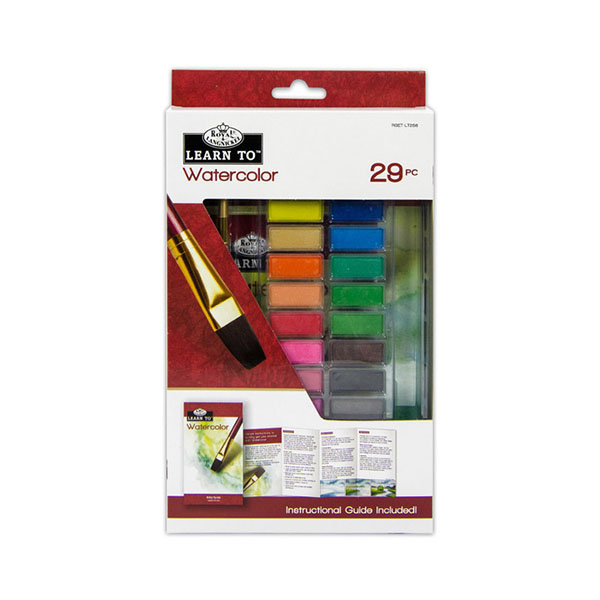 ROYAL LEARN TO WATER COLOR 29PCS/SET