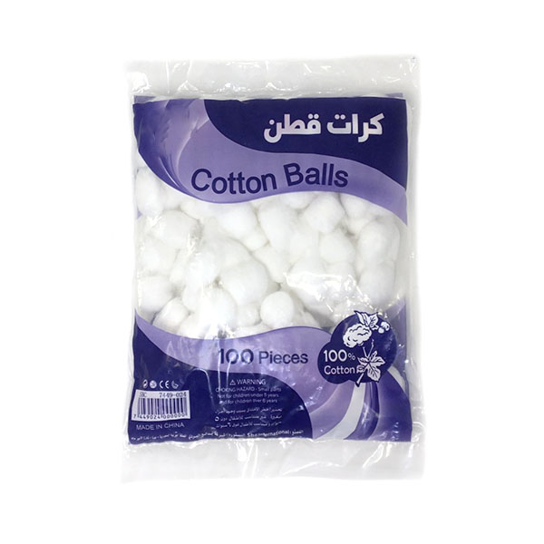 COTTON BALLS WHITE 100GM