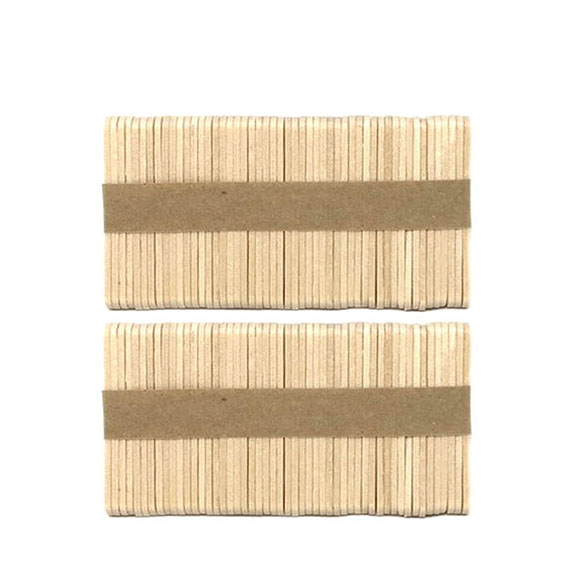 ICE CREAM STICK FOR ART,NATURAL COL.7.5CM