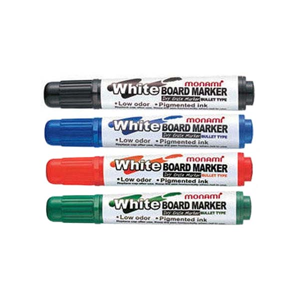 MONAMI WHITEBOARD MARKER BULLET PONT 1X4