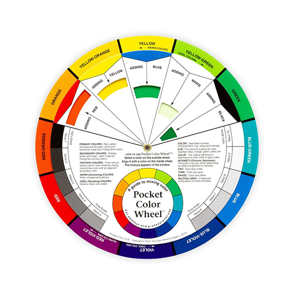 COLOR MIXING GUIDE CARD