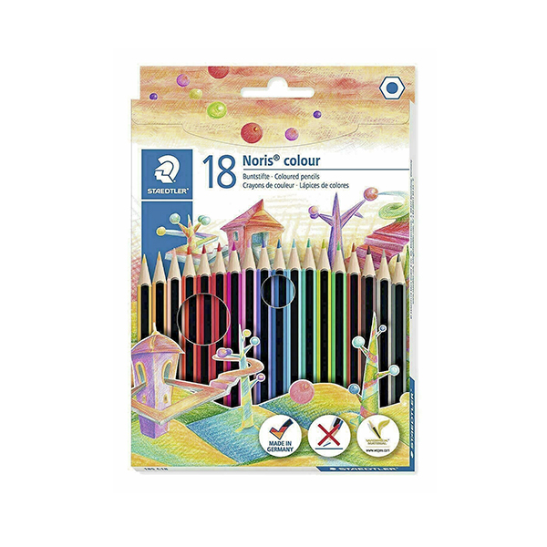 STAEDTLER NORIS COLORED PENCIL 1X18 185 C18
