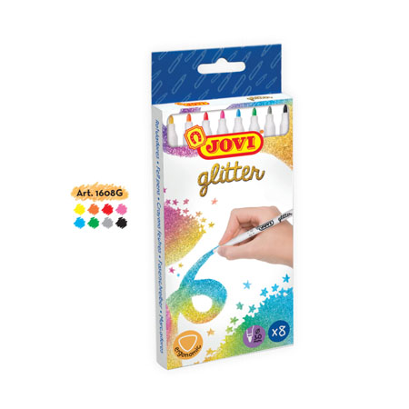 GLITTER PEN SET 8PCS