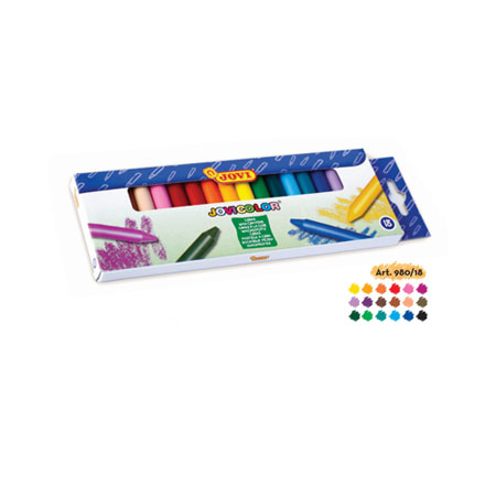 WAX CRAYONS 18 COLOR PACK