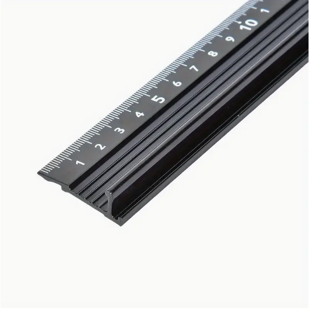 MULTI FUNCTIONAL STRAIGHT ALUMINIUM RULER 30CM