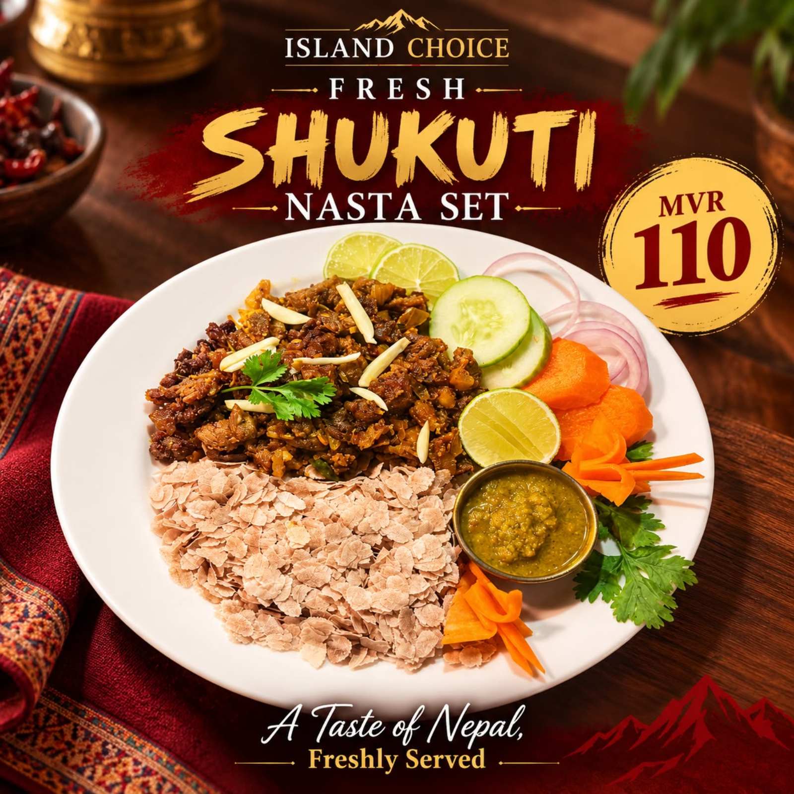 shukuti nasta set