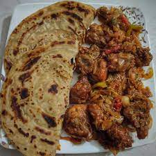 Chilli Chicken / Parata (Package)