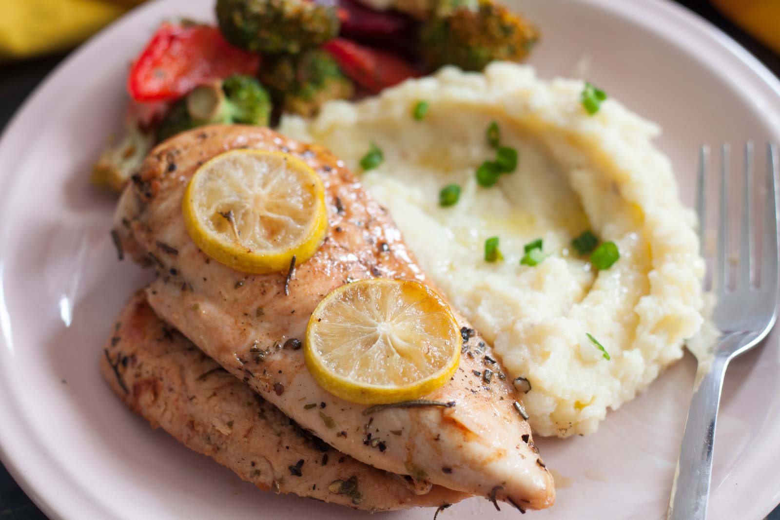 Grilled Chicken with Mashed Potato
