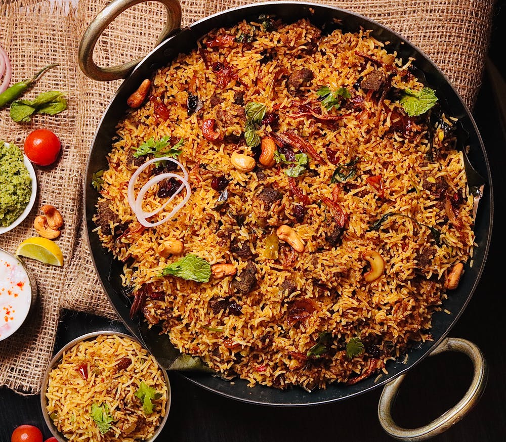 Beef biriyani