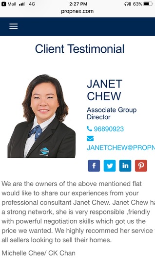 Janet Chew testimonial photo #3
