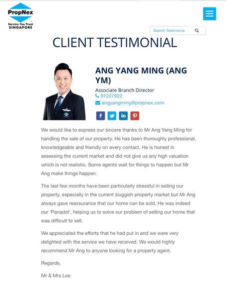 Ang Yang Ming 汪扬铭 testimonial photo #1