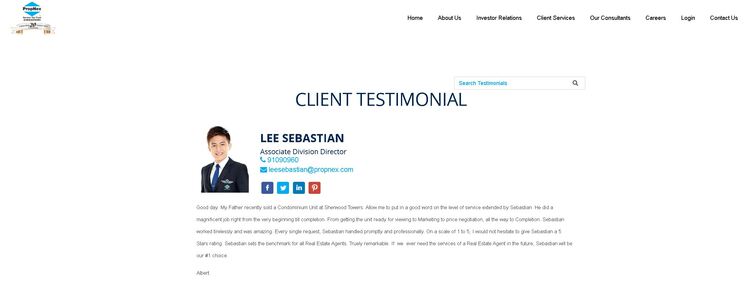 Sebastian Lee testimonial photo #3