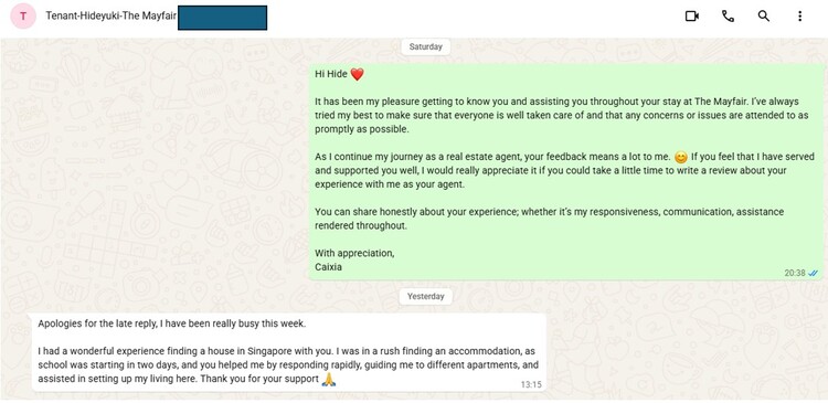 Toh Chai Sia testimonial photo #5