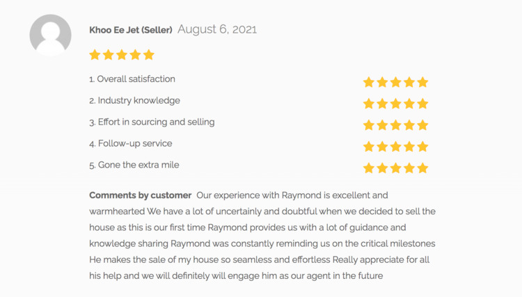 Raymond Chua Boon Kai testimonial photo #1