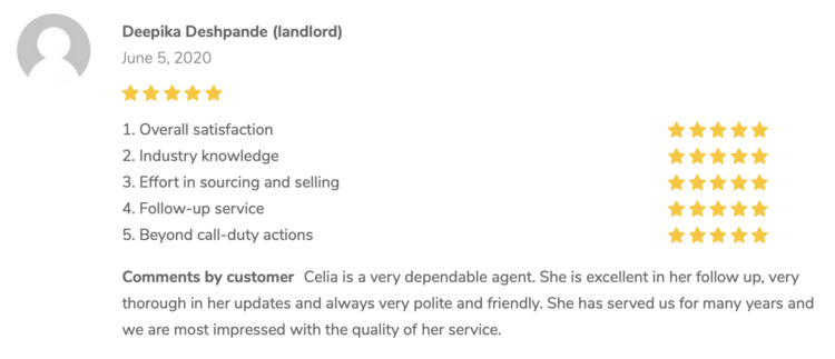 Celia Nunes testimonial photo #2