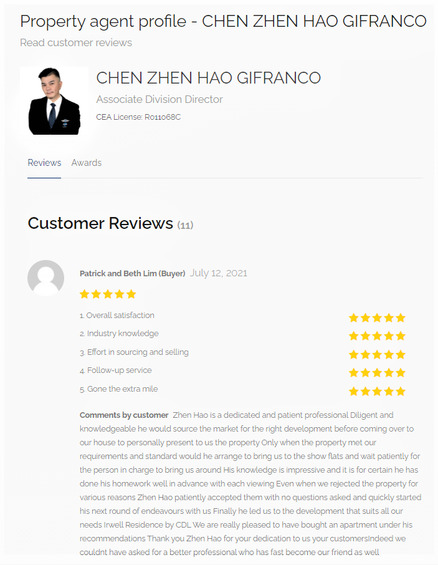 Chen Zhen Hao testimonial photo #1