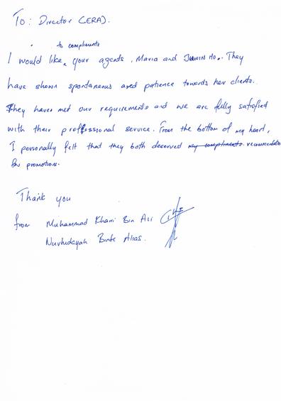 Juwin Ho testimonial photo #1