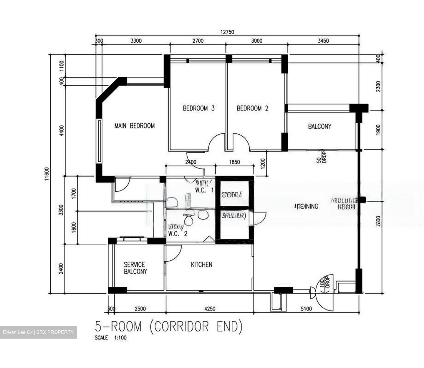 Woodlands Drive 16 (Woodlands), HDB 5 Rooms - For Sale #104489621