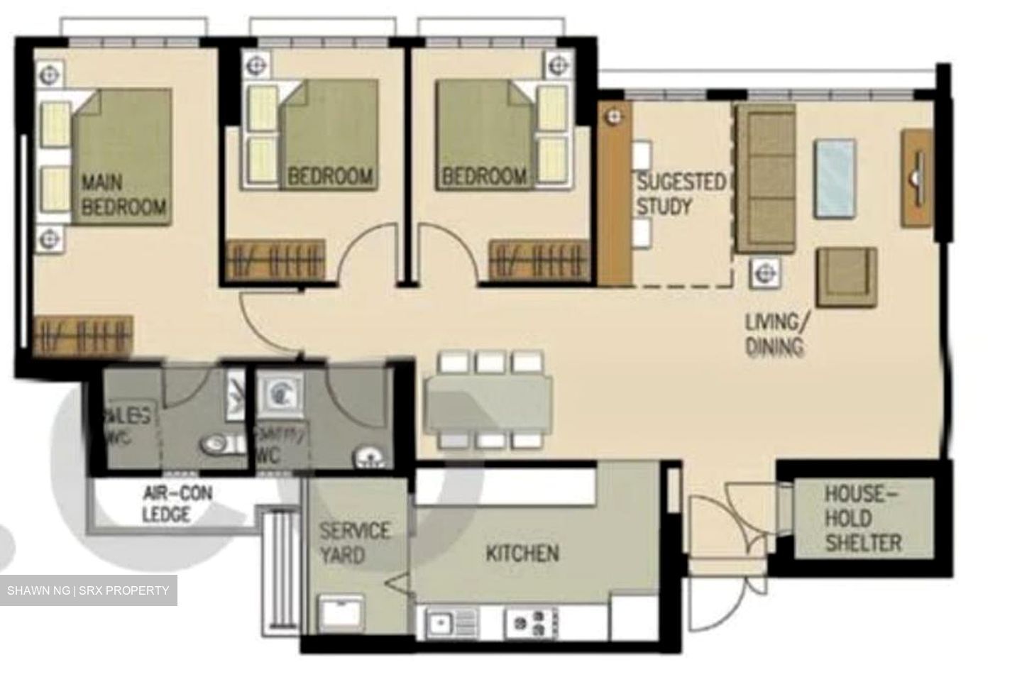 Marsiling Greenview (Woodlands), HDB 5 Rooms - For Sale #108119741