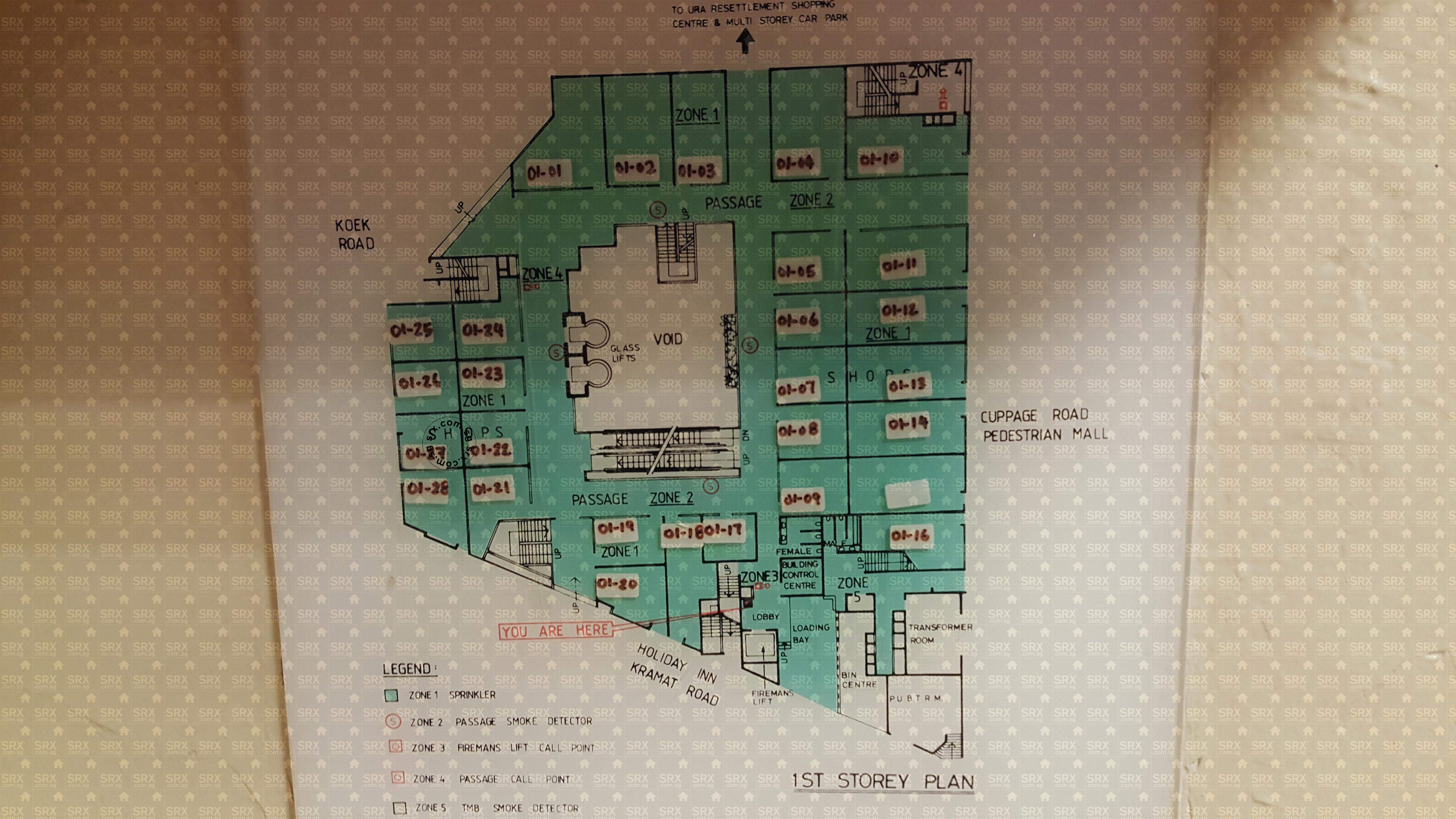 Cuppage Plaza Commercial Details Koek Road In Orchard River Valley D9 Srx