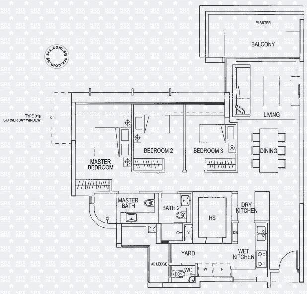 Floor Plans for Double Bay Residences Condo | SRX Property Floor Plans for Double Bay Residences Condo | SRX Property