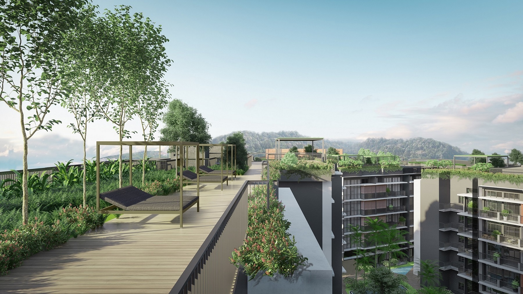 Daintree Residence Drone and Condo Details 11d Toh Tuck Road in Clementi Park / Upper Bukit