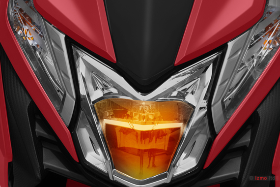 Dio bs6 headlight Clearance