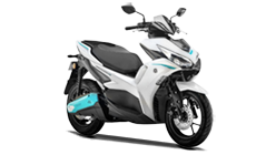 Vehicle Yamaha Aerox E at Bangalore in I Yamaha Automotives