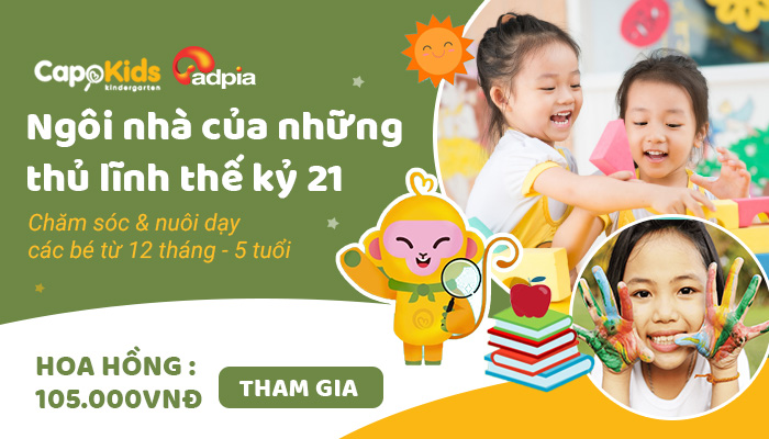 KHỞI SÓNG CHIẾN DỊCH TIẾP THỊ LIÊN KẾT CAPOKIDS