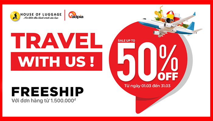 [HOLVN] TRAVEL WITH US - ƯU ĐÃI ĐẬM SÂU TỚI 50%