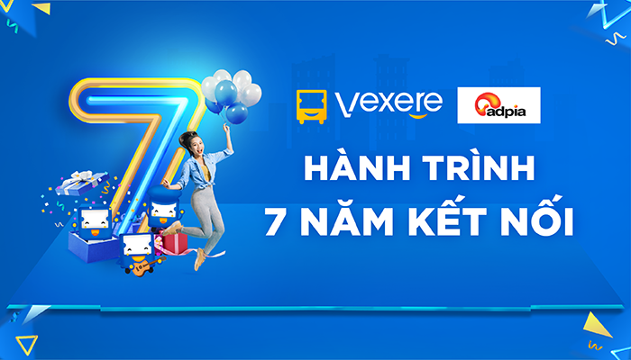 SIÊU SINH NHẬT VEXERE – HÀNH TRÌNH 7 NĂM KẾT NỐI