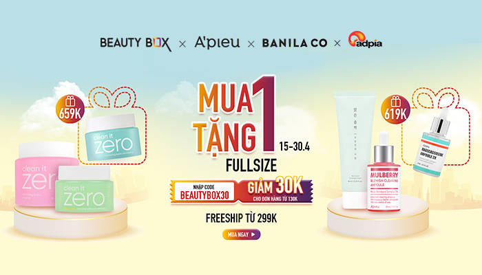 [BEAUTYBOX] A''Pieu & Banila Co - Deal bán chạy giá tốt