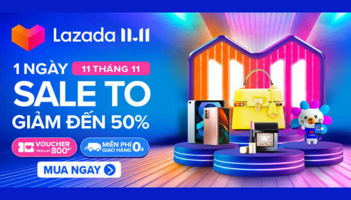 tiếp thị liên kết lazada 11.11