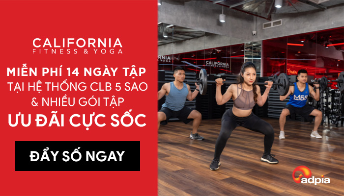 [CALI] ĐĂNG KÝ NGAY - MIỄN PHÍ 14 NGÀY TẬP TẠI HỆ THỐNG CLB 5 SAO VÀ NHIỀU GÓI TẬP THỬ GIÁ CỰC SỐC