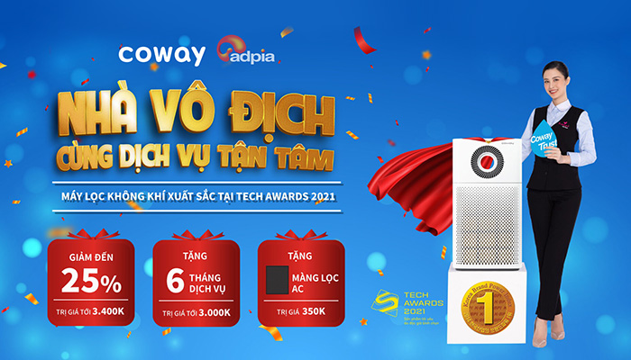 [COWAY] TUYỆT ĐỈNH SALE SỐC - GIẢM GIÁ LÊN 25%