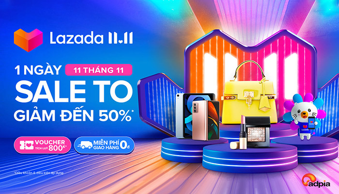 [LAZADA] LAZADA 11.11 MỘT NGÀY SALE TO