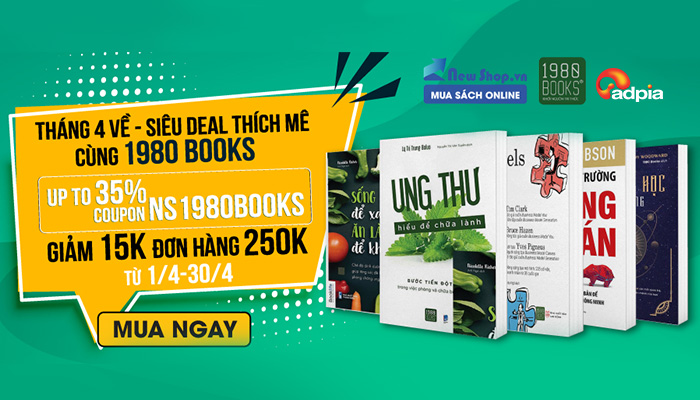 [NEWSHOP] Tháng 4 về - Siêu deal thích mê cùng 1980 Books