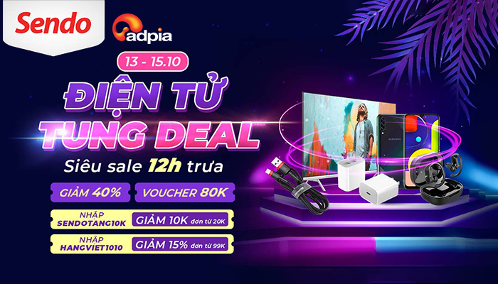 [SENDO] ĐIỆN TỬ TUNG DEAL || MUA HÀNG GIÁ CỰC MỊN