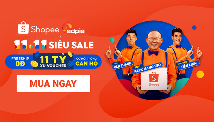 [SHOPEE] 11.11 SIÊU SALE - VOUCHER TIẾP SỨC GIỮA NGÀY