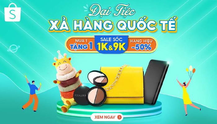 [SHOPEE] ĐẠI TIỆC XẢ HÀNG QUỐC TẾ - DUY NHẤT 11.02 ĐẾN 18.02